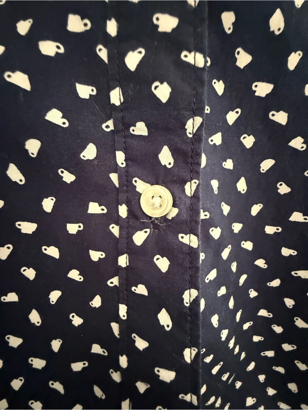 Boden Teacup Novelty Print 100% Cotton Button Up Feminine Teacher Statement 12R - Picture 7 of 9